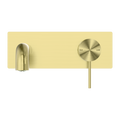 MECCA WALL BASIN/BATH MIXER 120/160/185/230/260MM BRUSHED GOLD