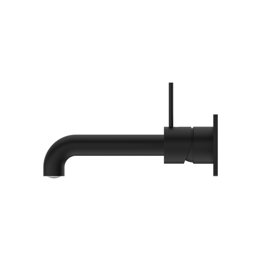 MECCA WALL BASIN/BATH MIXER HANDLE UP 230MM MB (NR221907B230 MB) MATTE BLACK