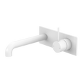 MECCA WALL BASIN/BATH MIXER HANDLE UP 120/160/185/230/260MM MATTE WHITE