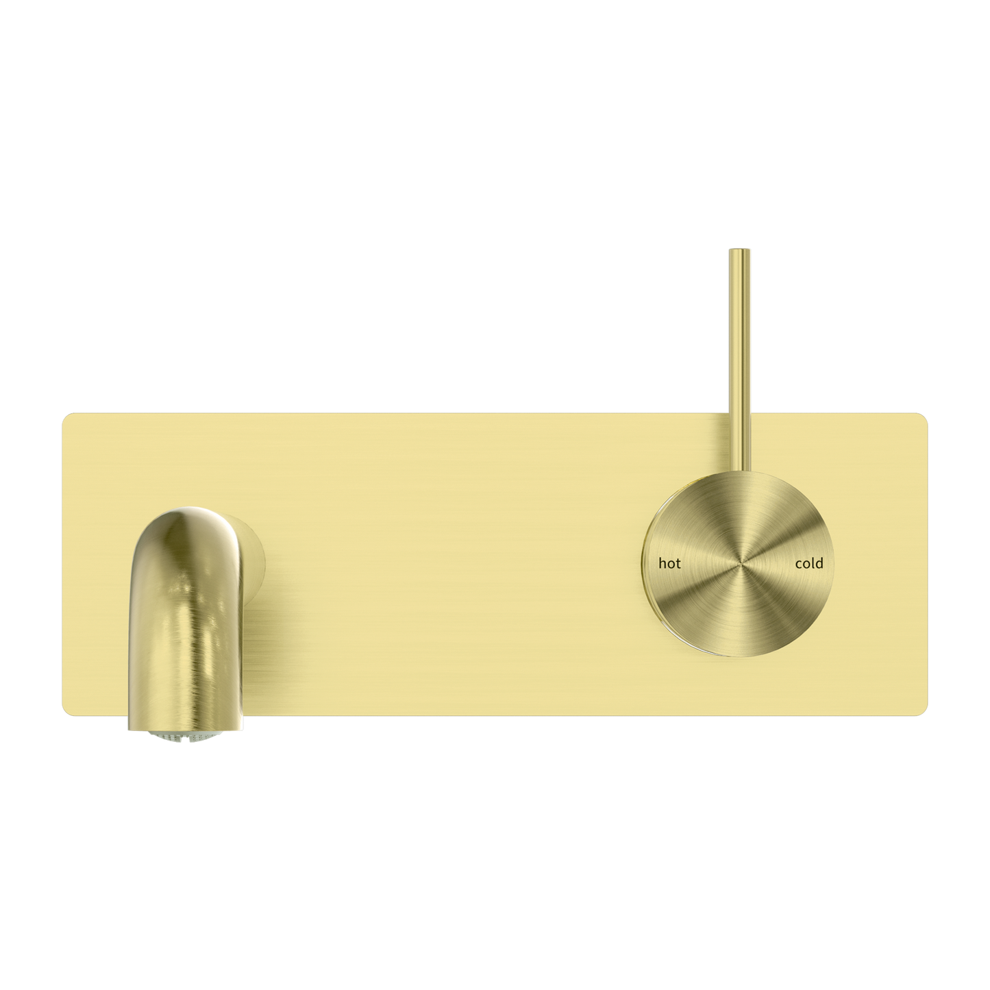 MECCA WALL BASIN/BATH MIXER HANDLE UP 120/160/185/230/260MM BRUSHED GOLD