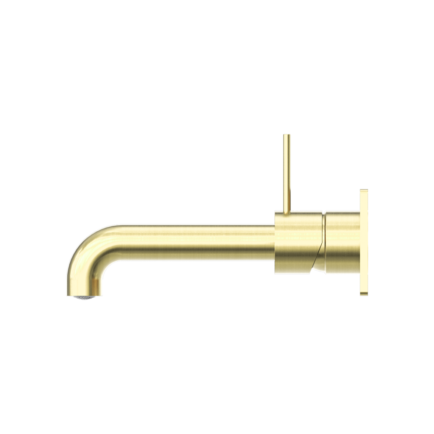 MECCA WALL BASIN/BATH MIXER HANDLE UP 185/230MM BG (NR221907B185/230 BG) BRUSHED GOLD