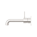 MECCA WALL BASIN/BATH MIXER HANDLE UP 120/160/185/230/260MM BRUSHED NICKEL