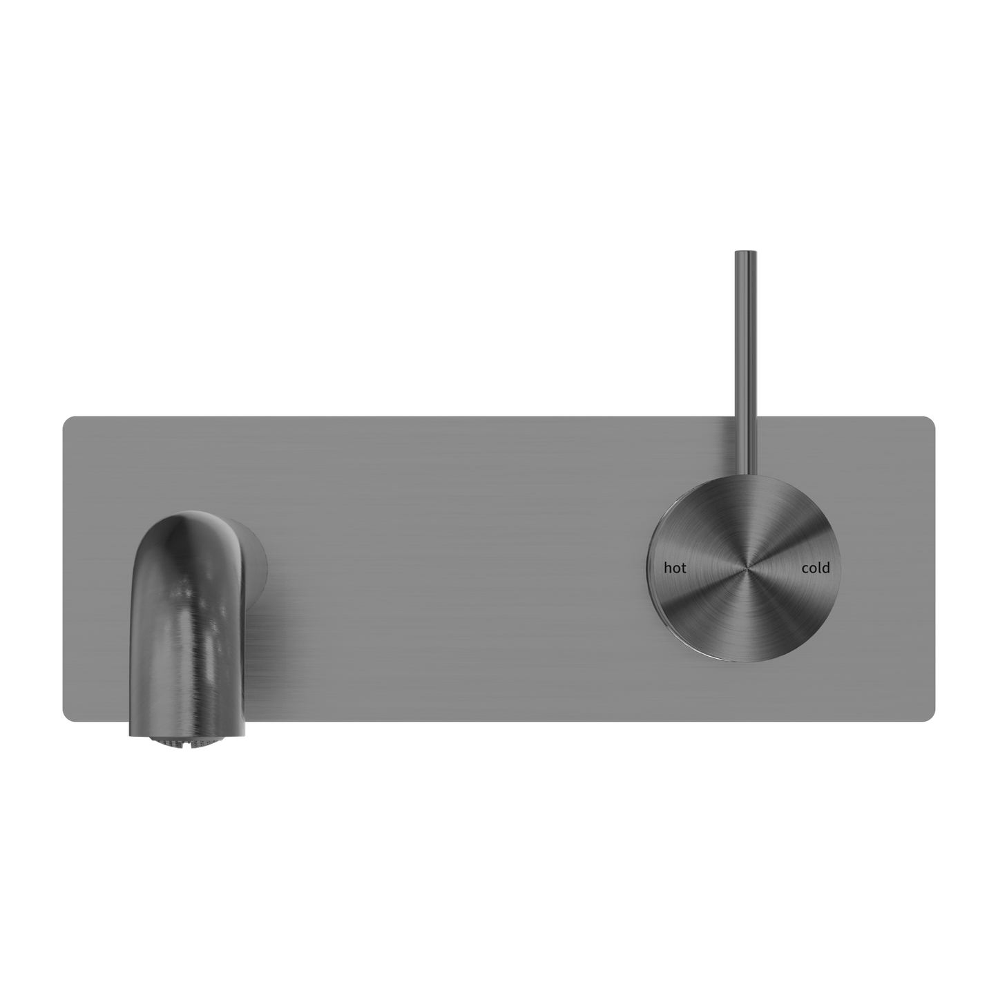 MECCA WALL BASIN/BATH MIXER HANDLE UP 160/185/230MM GM (NR221907B160/185/230 GM) GUN METAL