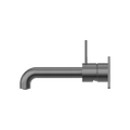 MECCA WALL BASIN/BATH MIXER HANDLE UP 160/185/230MM GM (NR221907B160/185/230 GM) GUN METAL