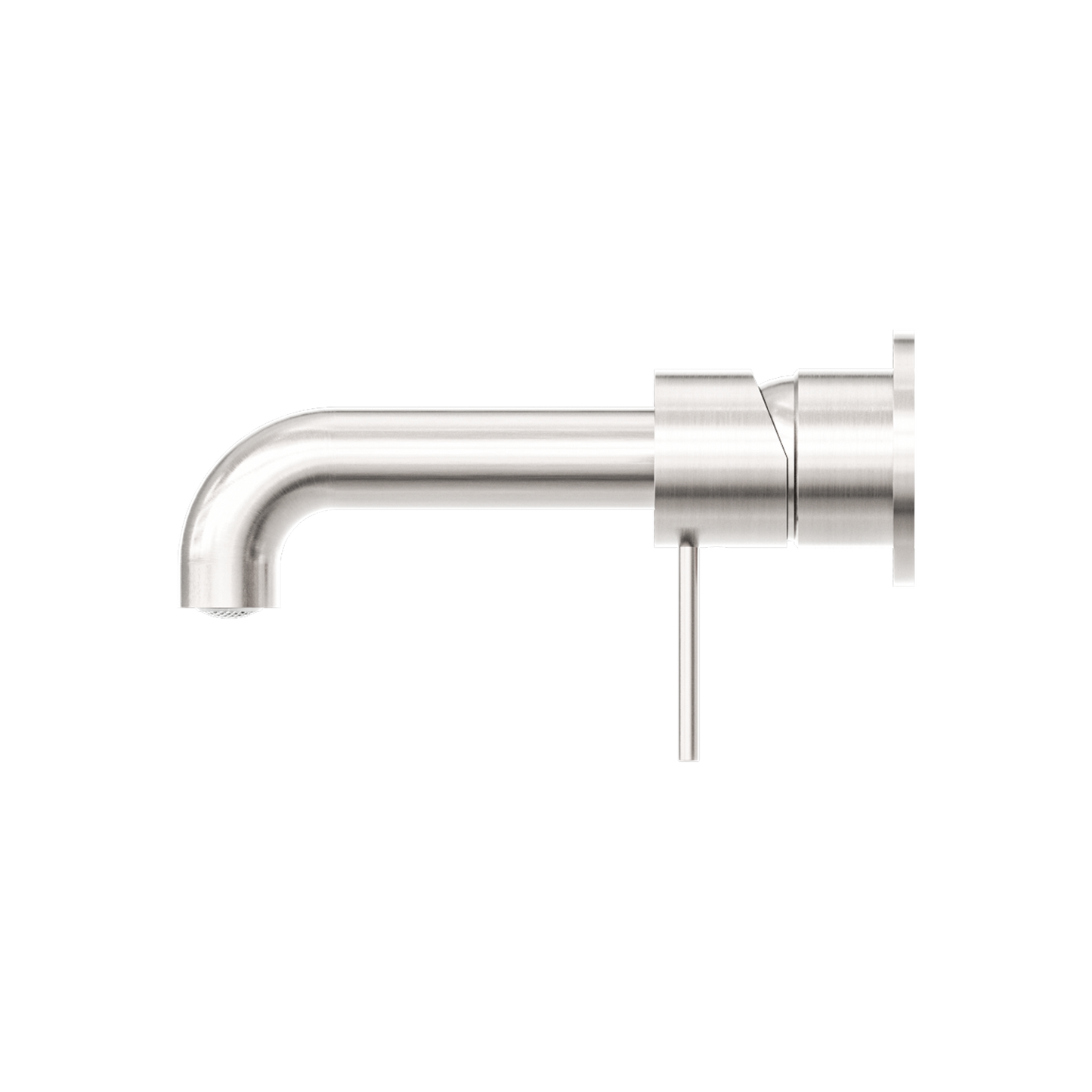 MECCA WALL BASIN/BATH MIXER SEPARATE BACK PLATE 120/160/185/230/260MM BRUSHED NICKEL