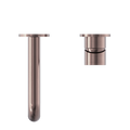 MECCA WALL BASIN/BATH MIXER SEPARATE BACK PLATE 120/160/185/230/260MM BRUSHED BRONZE