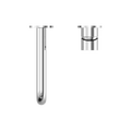 MECCA WALL BASIN/BATH MIXER 185MM CH ( SEPARATE BACK PLATE）(NR221907C185CH) CHROME