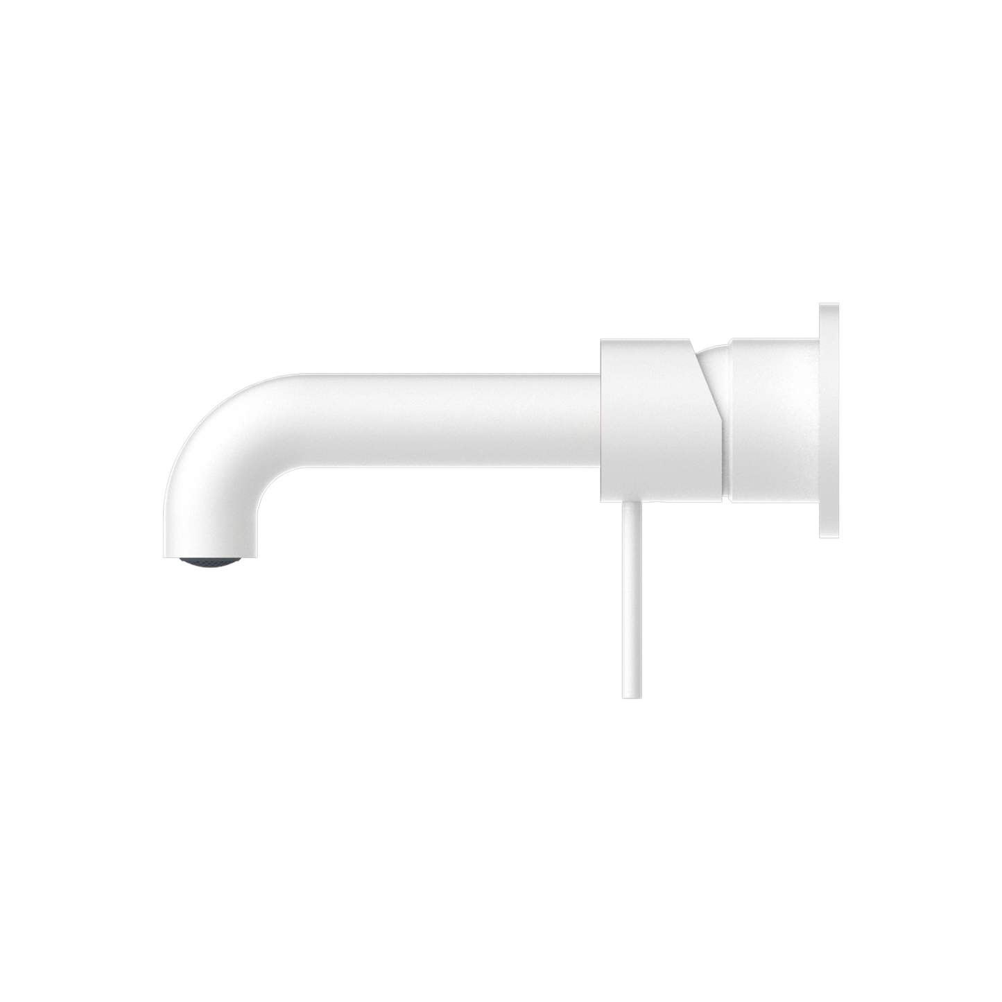 MECCA WALL BASIN/BATH MIXER SEPARATE BACK PLATE 120/160/185/230/260MM MATTE WHITE