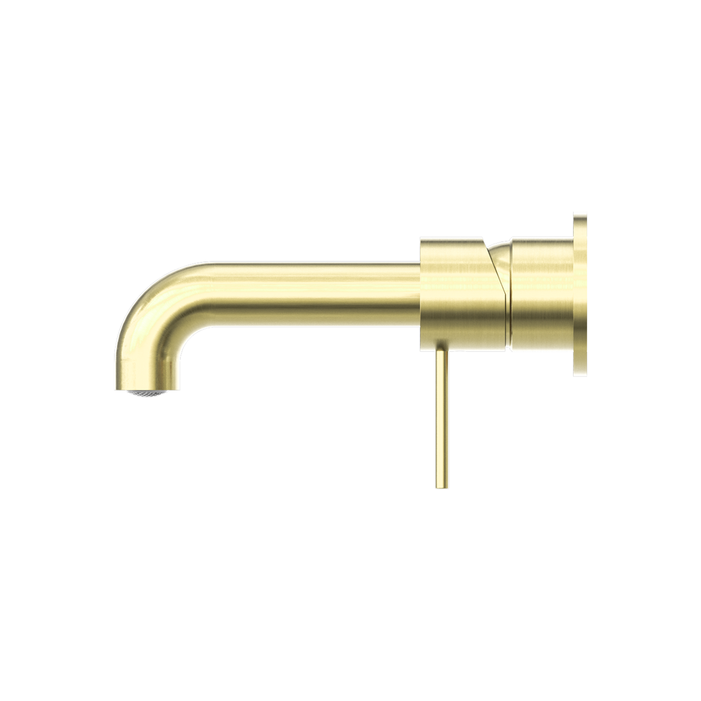 MECCA WALL BASIN/BATH MIXER SEPARATE BACK PLATE 120/160/185/230/260MM BRUSHED GOLD