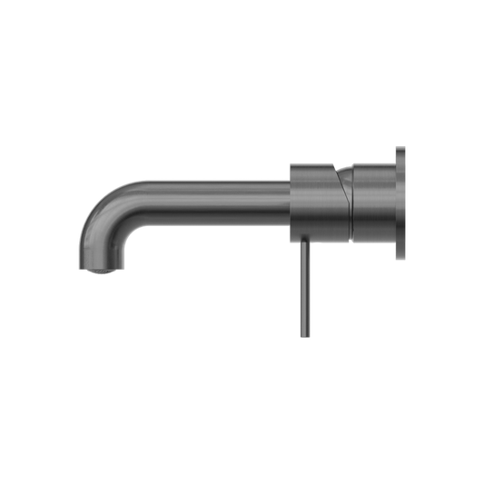 MECCA WALL BASIN/BATH MIXER SEPARATE BACK PLATE 120/160/185/230/260MM GUN METAL