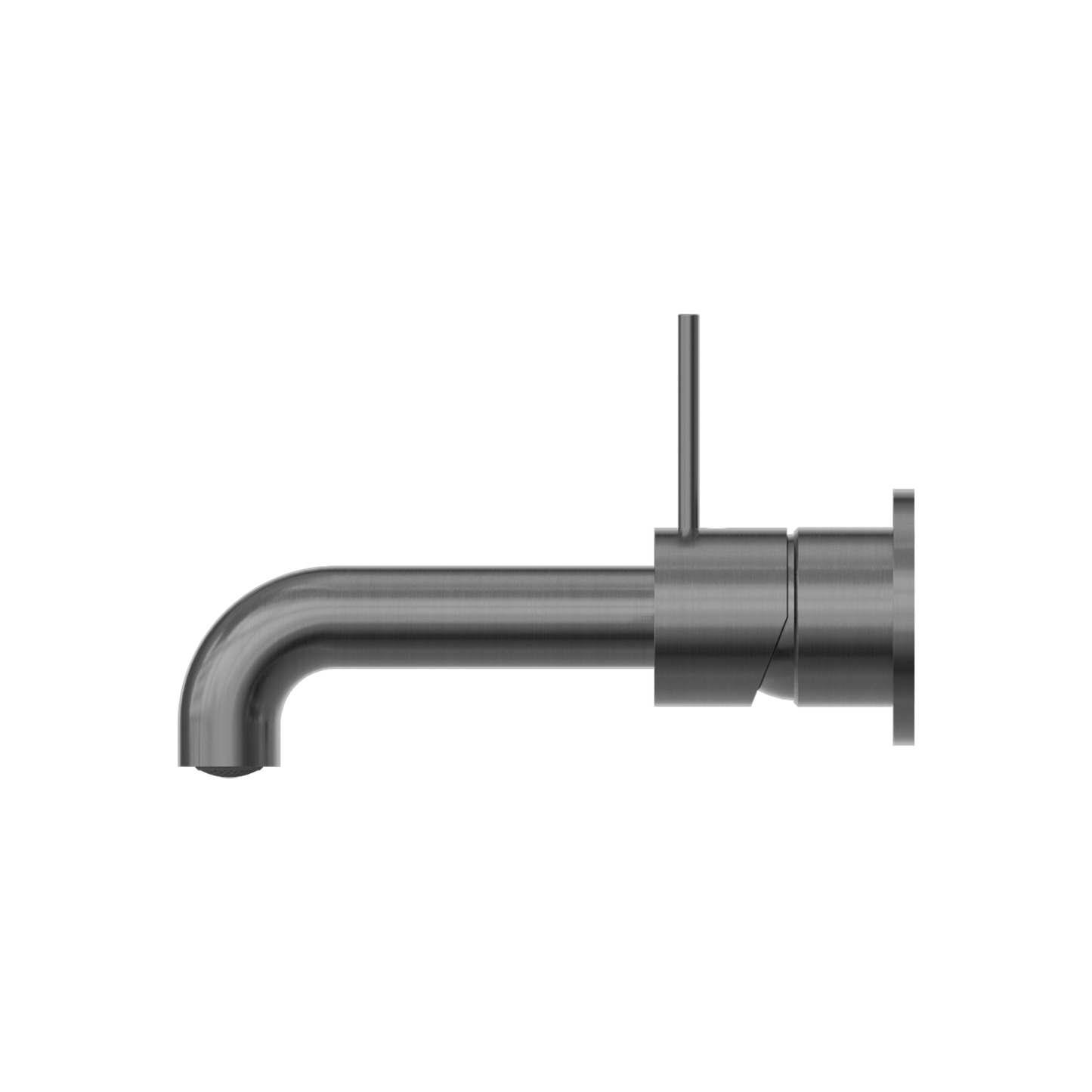 MECCA WALL BASIN/BATH MIXER HANDLE UP 160/185/230 MM GM (SEPARATE BACK PLATE) (NR221907D160/185/230 GM) GUN METAL