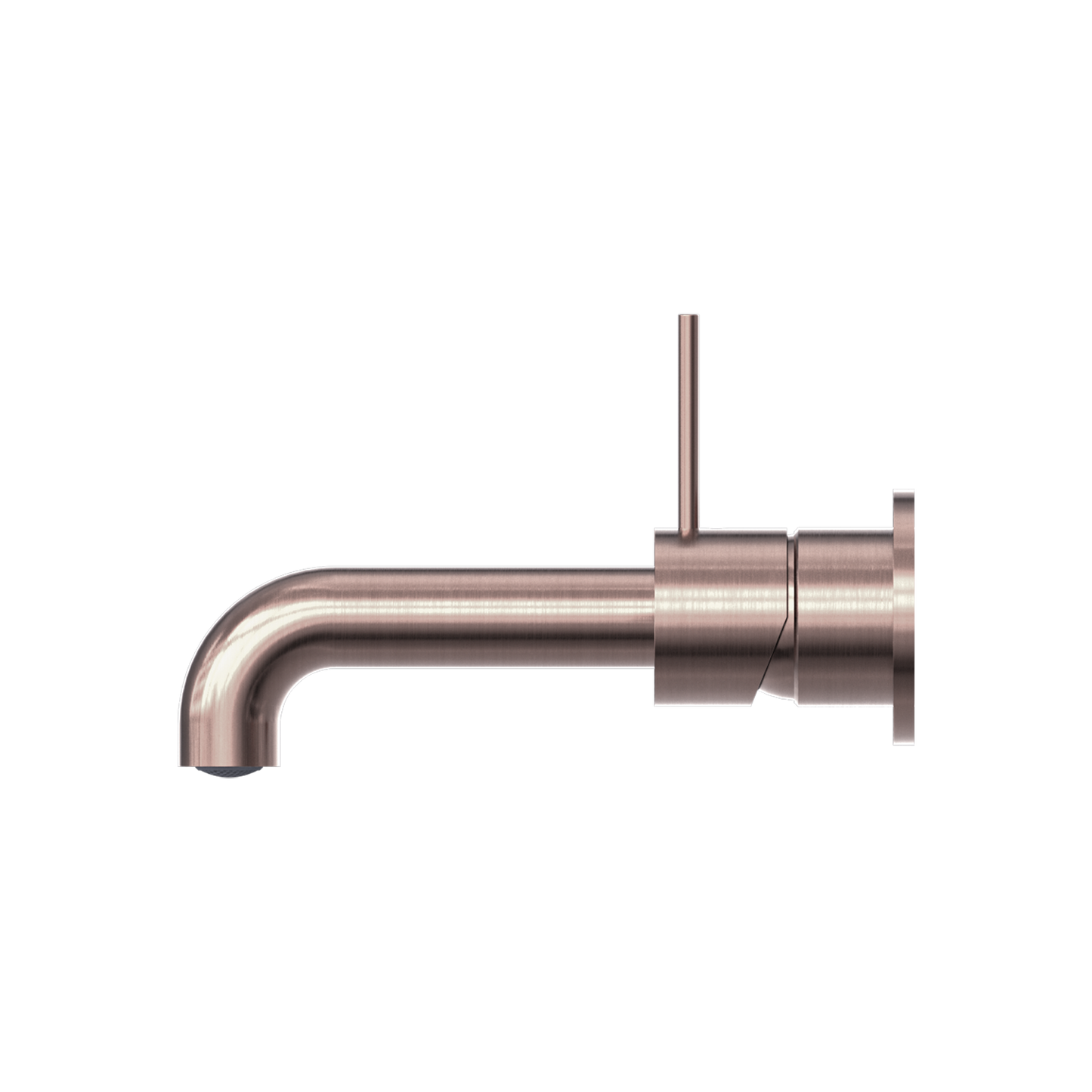 MECCA WALL BASIN/BATH MIXER SEPARATE BACK PLATE HANDLE UP 120/160/185/230/260MM BRUSHED BRONZE