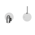 MECCA WALL BASIN/BATH MIXER HANDLE UP 185MM CH (SEPARATE BACK PLATE) (NR221907D185CH) CHROME