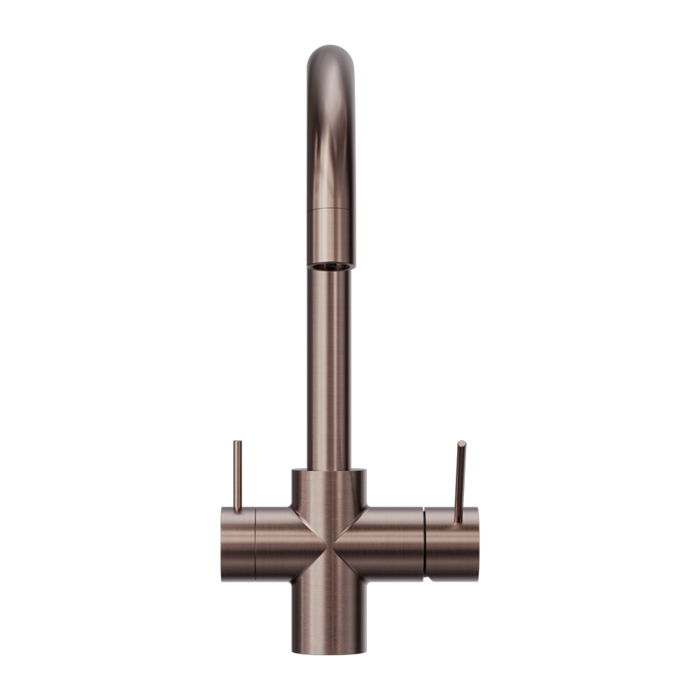 MECCA 3 WAY FILTERED MIXER TAP BRUSHED BRONZE