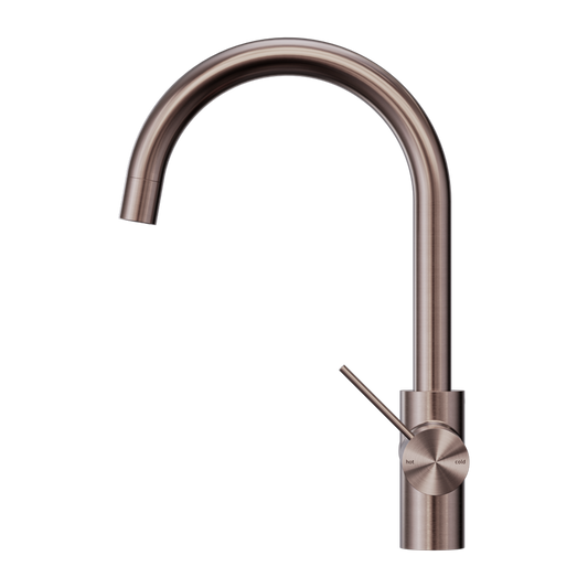 MECCA 3 WAY FILTERED MIXER TAP BRUSHED BRONZE