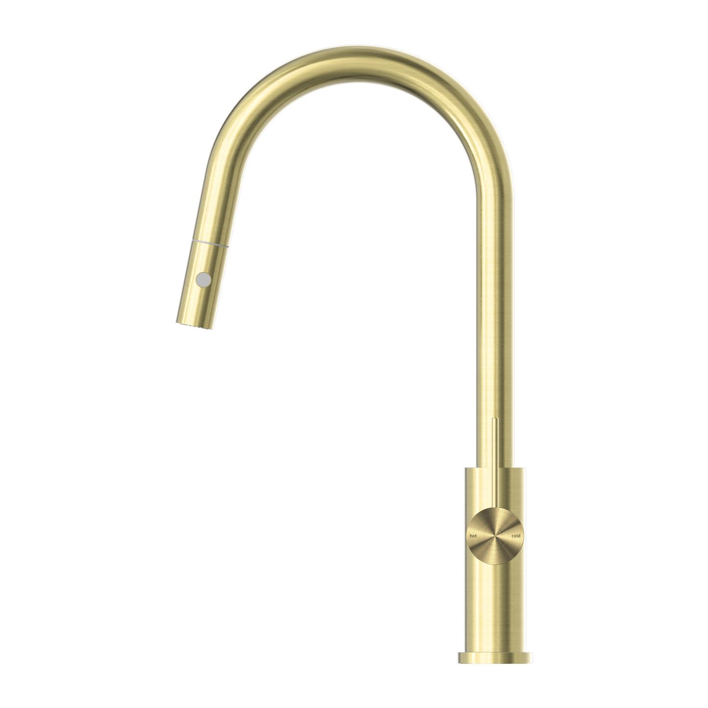 MECCA PULL OUT SINK MIXER WITH VEGIE SPRAY FUNCTION BRUSHED GOLD