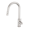 MECCA PULL OUT SINK MIXER WITH VEGIE SPRAY FUNCTION BRUSHED NICKEL