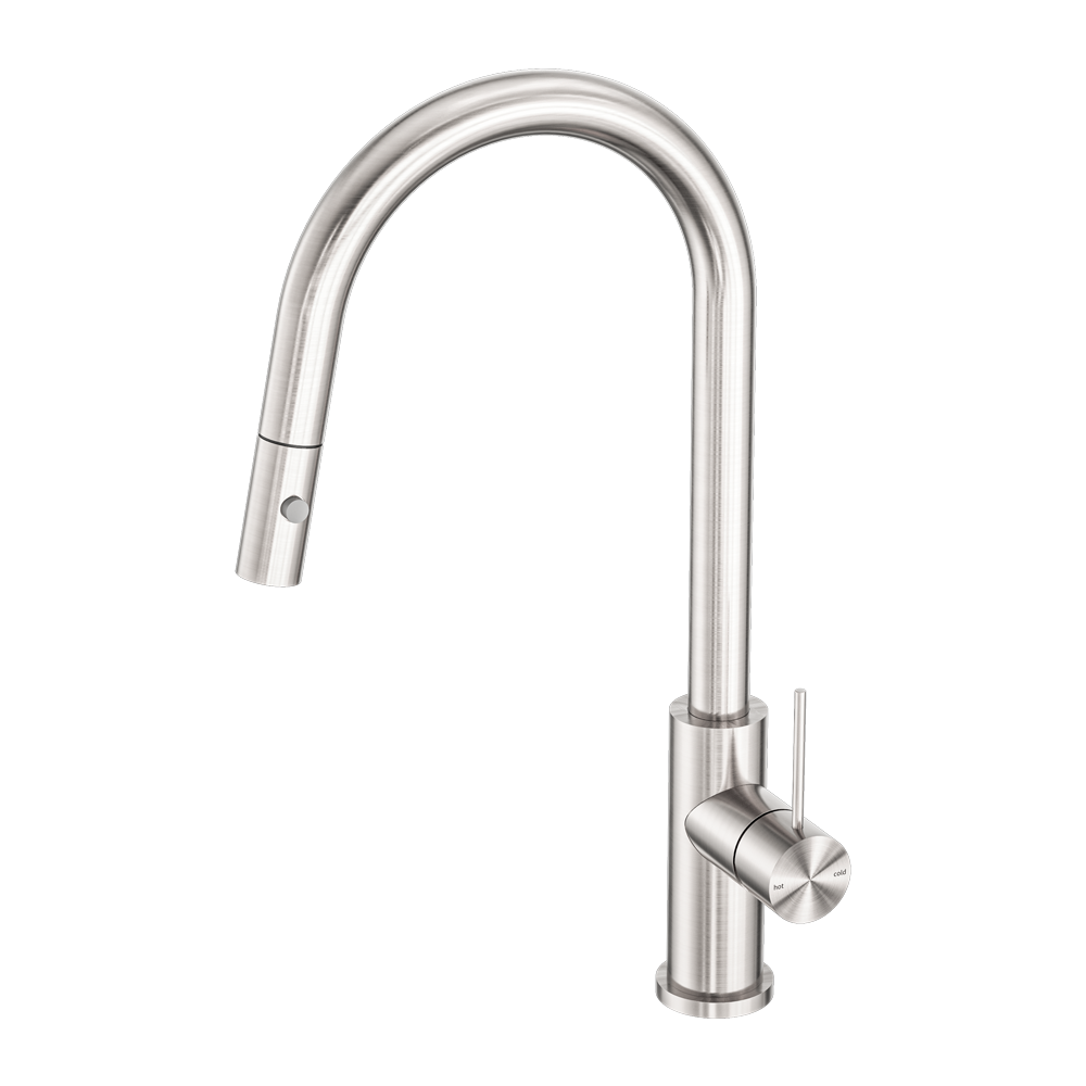 MECCA PULL OUT SINK MIXER WITH VEGIE SPRAY FUNCTION BRUSHED NICKEL