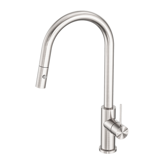 MECCA PULL OUT SINK MIXER WITH VEGIE SPRAY FUNCTION BRUSHED NICKEL