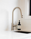 MECCA PULL OUT SINK MIXER WITH VEGIE SPRAY FUNCTION BRUSHED NICKEL