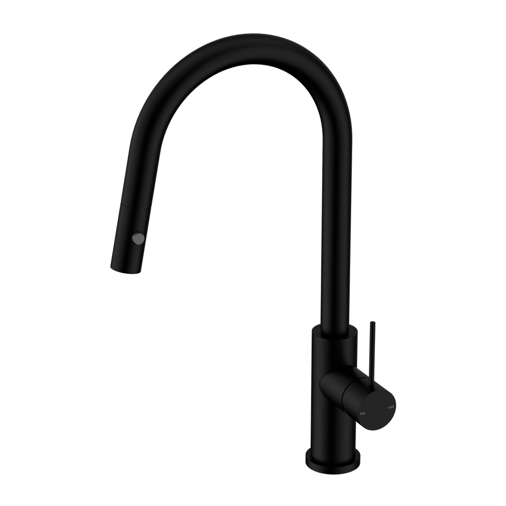MECCA PULL OUT SINK MIXER WITH VEGIE SPRAY FUNCTION MATTE BLACK
