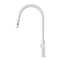 MECCA PULL OUT SINK MIXER WITH VEGIE SPRAY FUNCTION MATTE WHITE