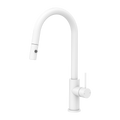 MECCA PULL OUT SINK MIXER WITH VEGIE SPRAY FUNCTION MATTE WHITE
