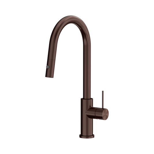 Mecca Pull Out Sink Mixer With Vegie Spray Function Rome Bronze