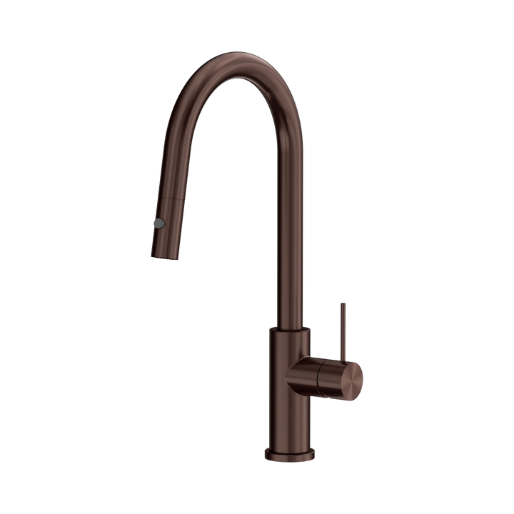 Mecca Pull Out Sink Mixer With Vegie Spray Function Rome Bronze