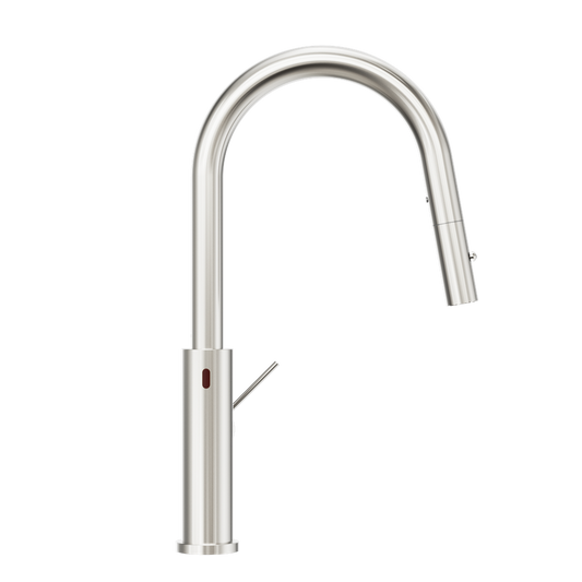 MECCA SMART SENSOR PULL OUT KITCHEN MIXER BRUSHED NICKEL