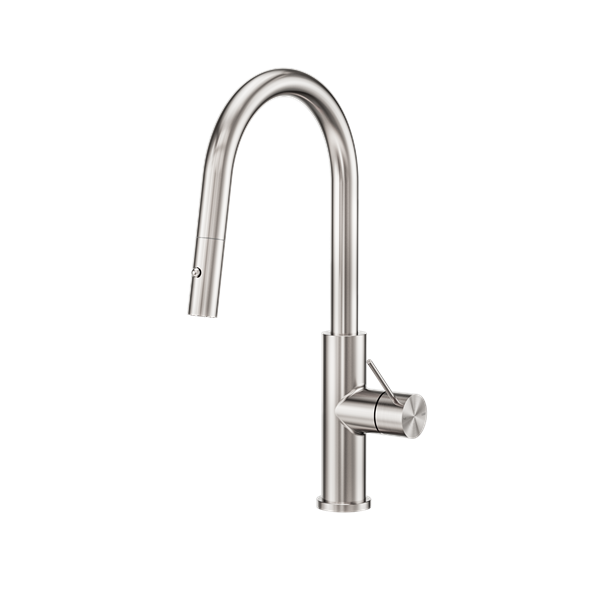 MECCA SMART SENSOR PULL OUT KITCHEN MIXER BRUSHED NICKEL