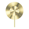 MECCA SHOWER MIXER 80MM PLATE BRUSHED GOLD