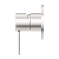 MECCA SHOWER MIXER 80MM PLATE BRUSHED NICKEL