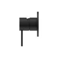 MECCA SHOWER MIXER 80MM PLATE MATTE BLACK