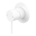MECCA SHOWER MIXER 80MM PLATE MW (NR221909MW) MATTE WHITE