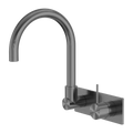 MECCA WALL BASIN/BATH MIXER SWIVEL SPOUT HANDLE UP GM (NR221909PGM) GUN METAL