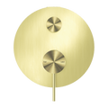 MECCA SHOWER MIXER WITH DIVERTOR BRUSHED GOLD