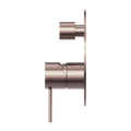 MECCA SHOWER MIXER WITH DIVERTOR BRUSHED BRONZE