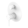 MECCA SHOWER MIXER WITH DIVERTOR MATTE WHITE