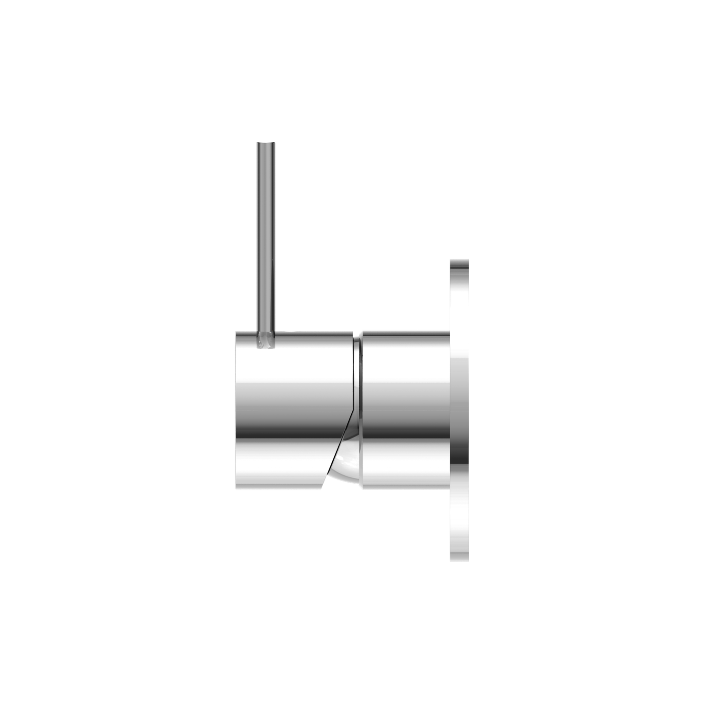 MECCA SHOWER MIXER HANDLE UP 80MM PLATE CHROME