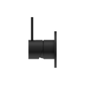 MECCA SHOWER MIXER HANDLE UP 80MM PLATE MB (NR221909BMB) MATTE BLACK