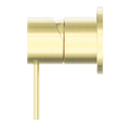 MECCA SHOWER MIXER 60MM PLATE BRUSHED GOLD