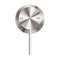 MECCA SHOWER MIXER 60MM PLATE BRUSHED NICKEL