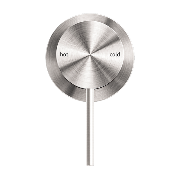 MECCA SHOWER MIXER 60MM PLATE BRUSHED NICKEL