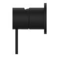 MECCA SHOWER MIXER 60MM PLATE MATTE BLACK