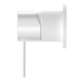 MECCA SHOWER MIXER 60MM PLATE MATTE WHITE