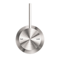 MECCA SHOWER MIXER 60MM HANDLE UP PLATE BRUSHED NICKEL
