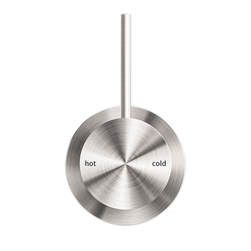 Mecca Shower Mixer 60MM Handle Up Plate Brushed Nickel