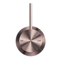 MECCA SHOWER MIXER 60MM HANDLE UP PLATE BRUSHED BRONZE