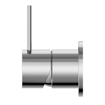 Mecca Shower Mixer 60MM Handle Up Plate Chrome — Chrome & Stainless